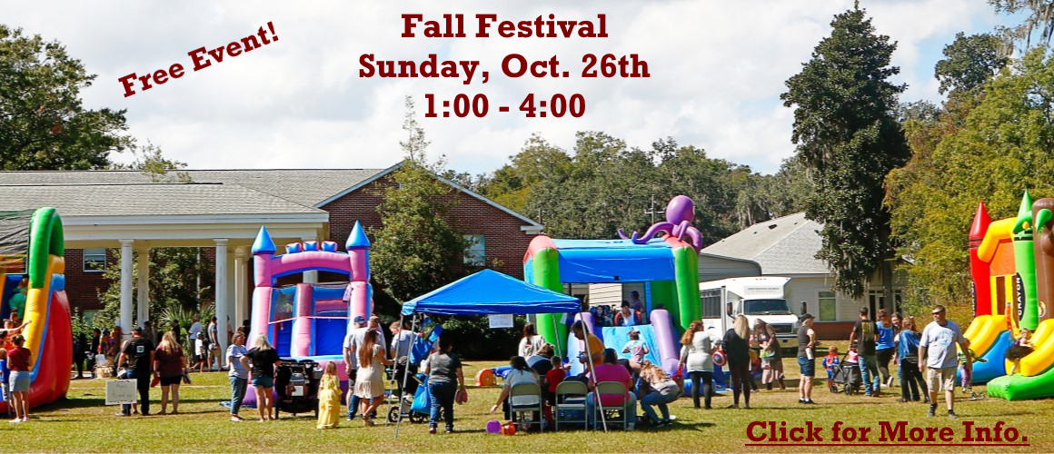 Fall Festival - Sunday, Oct. 26th 1:00-4:00