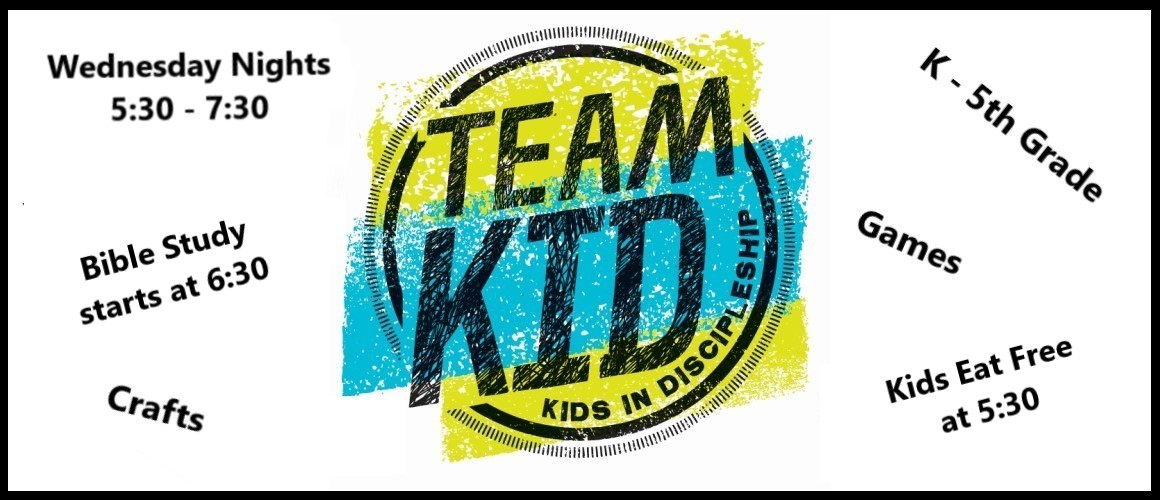 Team Kid - Wednesday Nights at 6:00